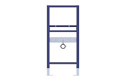 Инсталляция для подвесной раковины Aquatek INSR-0000001, 1120*500*40 мм