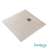 Поддон для душа Sanitana ROCKS 900х900 белый SP301384384100000