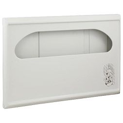 Диспенсер накладок для  туалета пластиковый белый Nofer 04026.2.W