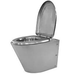 Унитаз подвесной из нержавеющей стали Moeff MF-211М
