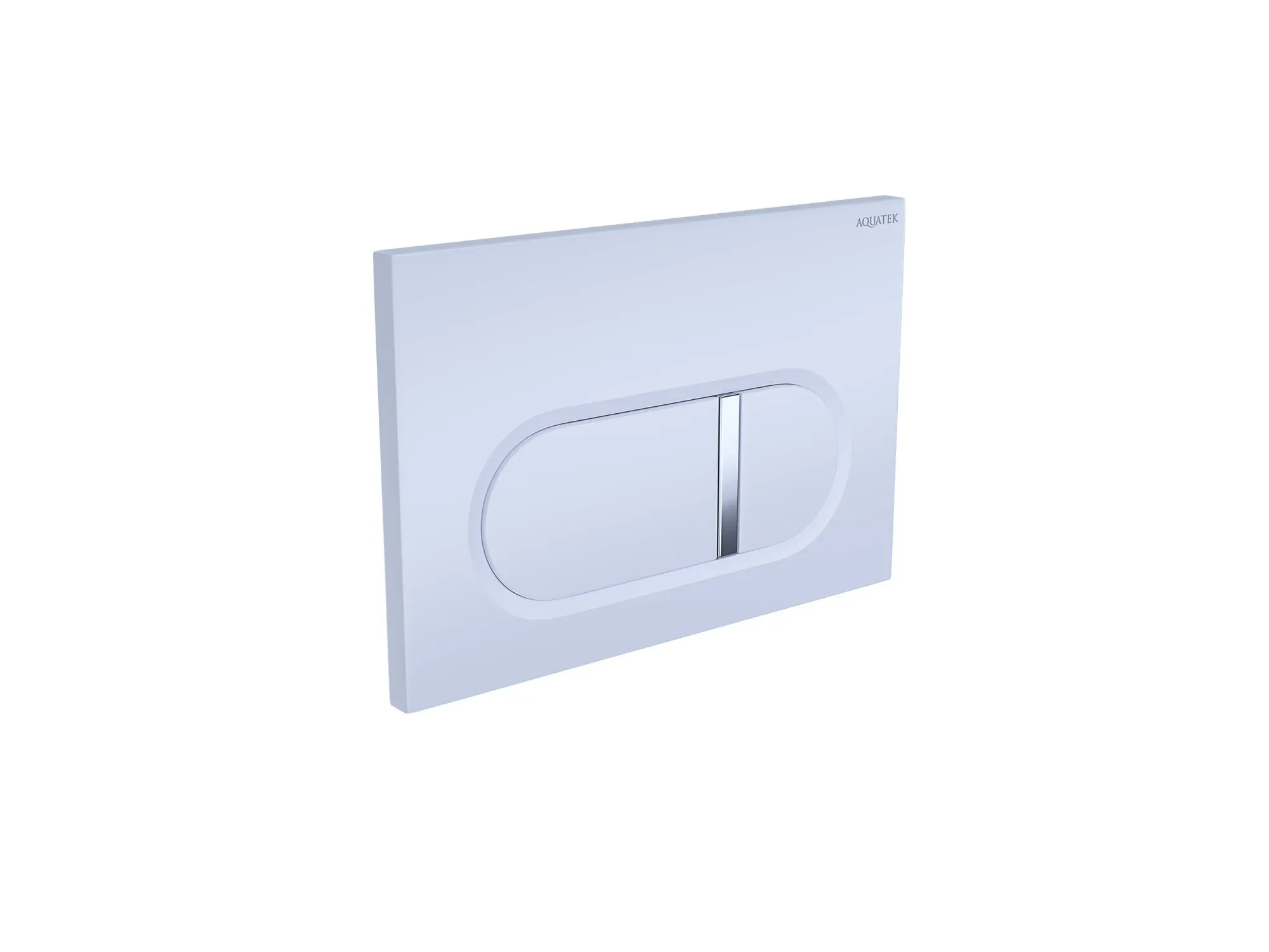 KDI-0000042 (016A) Панель смыва Белая (клавиши прямоугольные)