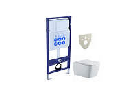 SET AQUATEK ЛИБРА N (рама AQUATEK Standard INS-0000012(без клавиши и крепежа)+унитаз ЛИБРА New AQ0530N-00 с тонким сиденьем soft-close