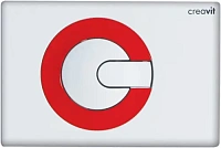 CREAVIT GP5001.01 Кнопка для инсталляции POWER бело-красная