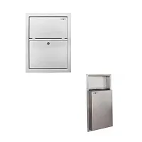 Встраиваемые антивандальные мусорные баки