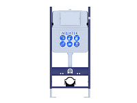 Инсталляция для подвесного унитаза (без верхней планки) Aquatek ECO Standart, 1130*500*100 мм + звукоизоляционная прокладка