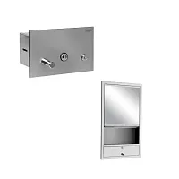 Встраиваемые дозаторы жидкого мыла антивандальные