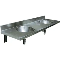 Раковины коллективные Wash встроены Nofer 13070.2.S