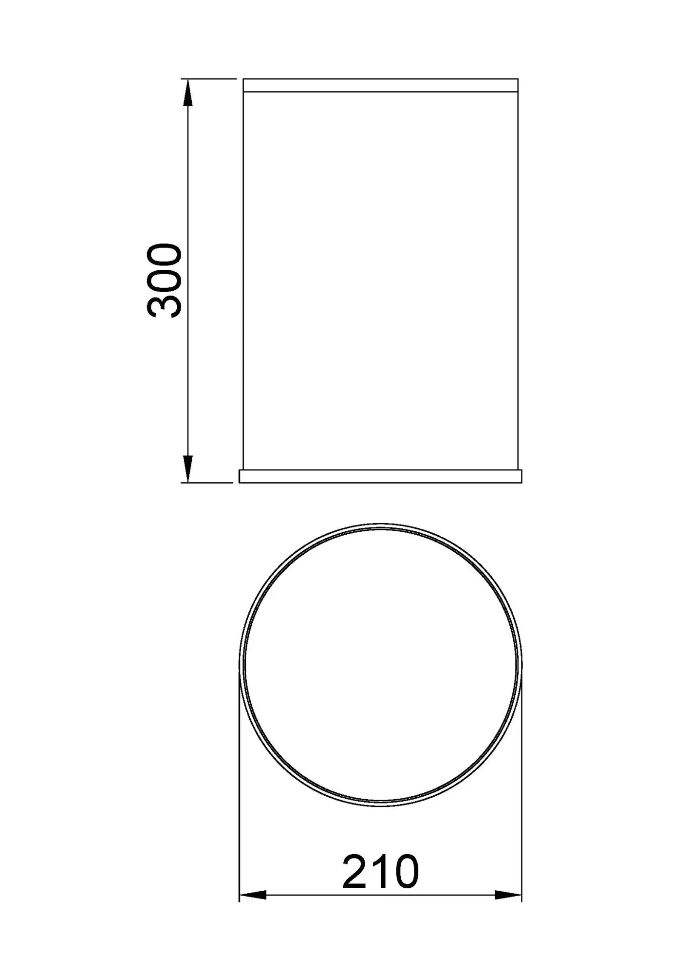 Мусорная корзина из окрашенной стали. Белая 12 литров Nofer 14082.2.W