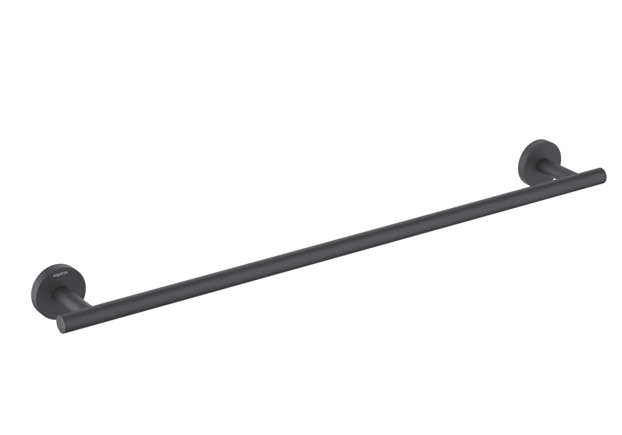 Полотенцедержатель 600 мм AQUATEK, матовый черный AQ4214MB ОБЕРОН