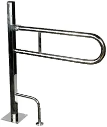 Поручень откидной с креплением к полу 800х200х980(h) мм