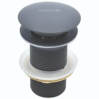 CREAVIT SF030.ANM Донный клапан без перелива антрацит