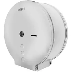 Диспенсер для туалетной бумаги круглый из нержавеющей стали глянцевый Nofer 05006.B