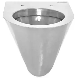 Унитаз подвесной из нержавеющей стали Moeff MF-216