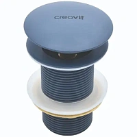 CREAVIT SF030.BSM Донный клапан без перелива базальт