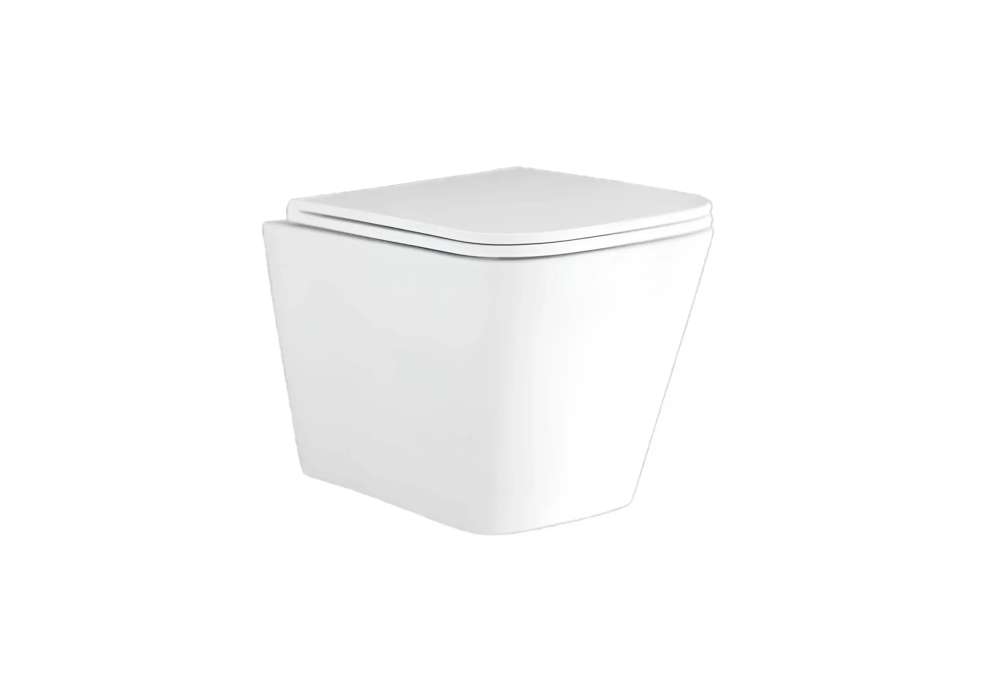 Унитаз подвесной безободковый AQUATEK ДЕЛЬТА 480 x 350 x 320 мм плавного закрывания