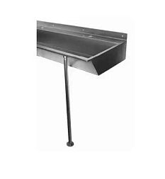 Опора L - 800 для раковины коллективной (AISI 304 d 25) Тругор