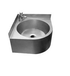 Раковина настенная полукруглая РН 004 угловая 1,2 Тругор