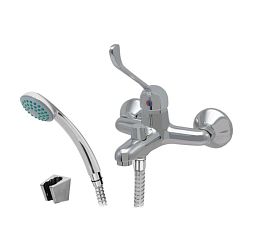 Локтевой смеситель с душевой лейкой, Варион 9620713_o