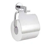 Держатель для туалетной бумаги с крышкой LINE Nofer 16500.W белый