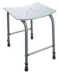 Стул Nofer с пластиковым сиденьем и адаптивными ножками из алюминия 15037.W