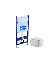 SET AQUATEK ЛИБРА N-14 (рама AQUATEK Standard INS-0000014(без клавиши и крепежа)+унитаз ЛИБРА New AQ0530N-00 с тонким сиденьем soft-close