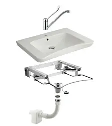 Раковина для людей с ограниченными способностями Nofer H12 в комплекте с подъемным механизмом