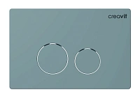 CREAVIT GP9002.00 Кнопка для инсталляции TERRA серая матовая