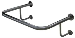 Поручень ободочный для раковины 660х500х190 мм c креплением к стене