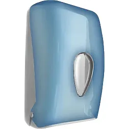Диспенсер для туалетной бумаги пластиковый синий 290*140*160 Nofer 05118.T