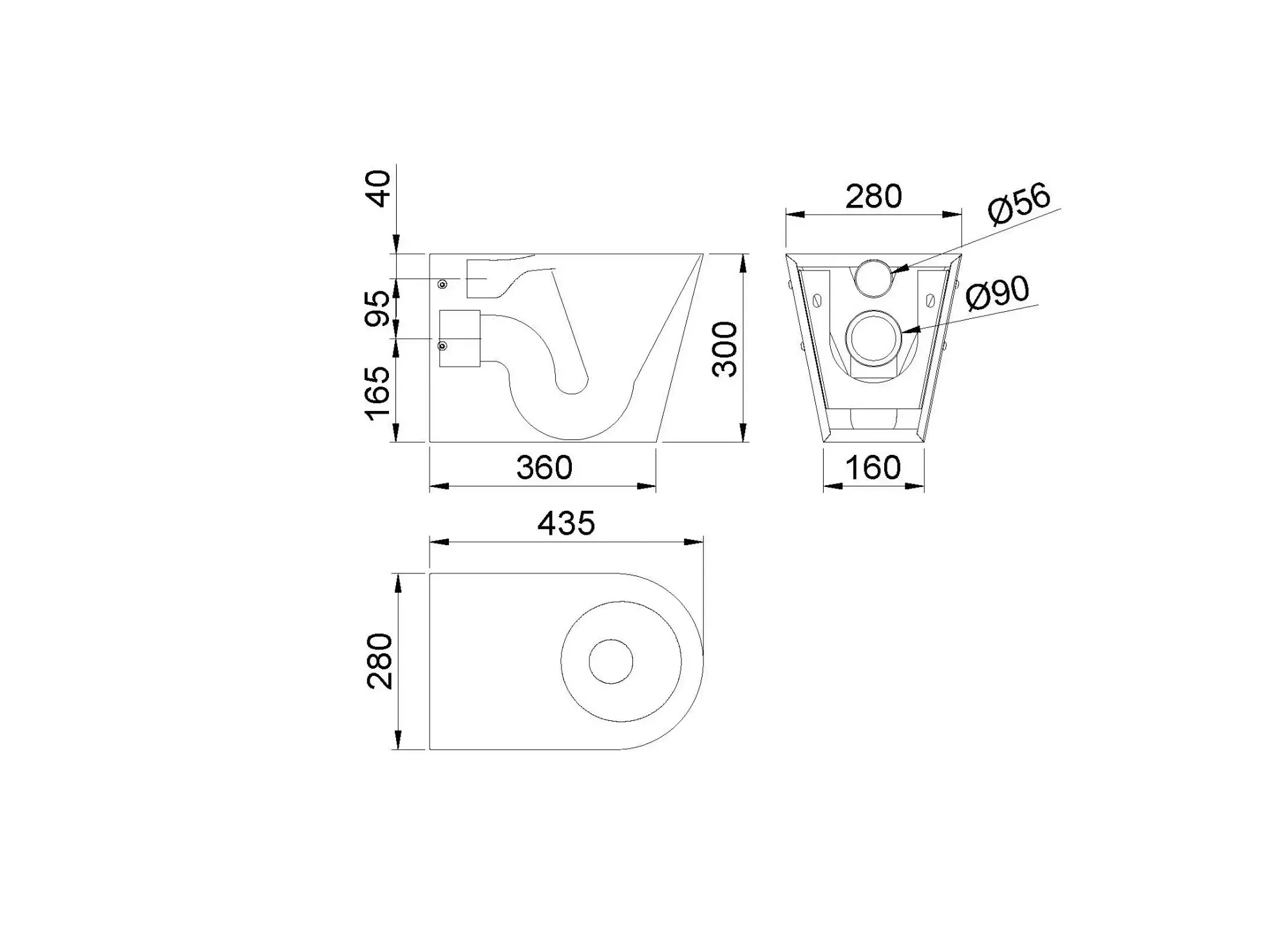 Унитаз антивандальный детский матовый Nofer 13014.S