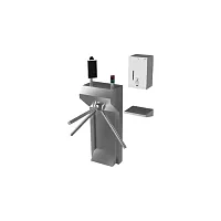 Автоматические турникеты с термовизуальной камерой и дозатором антисептика