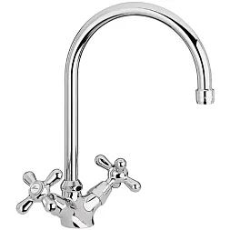 Высокий смеситель для мойки кухни Paini Liberty 17CR572LMKM